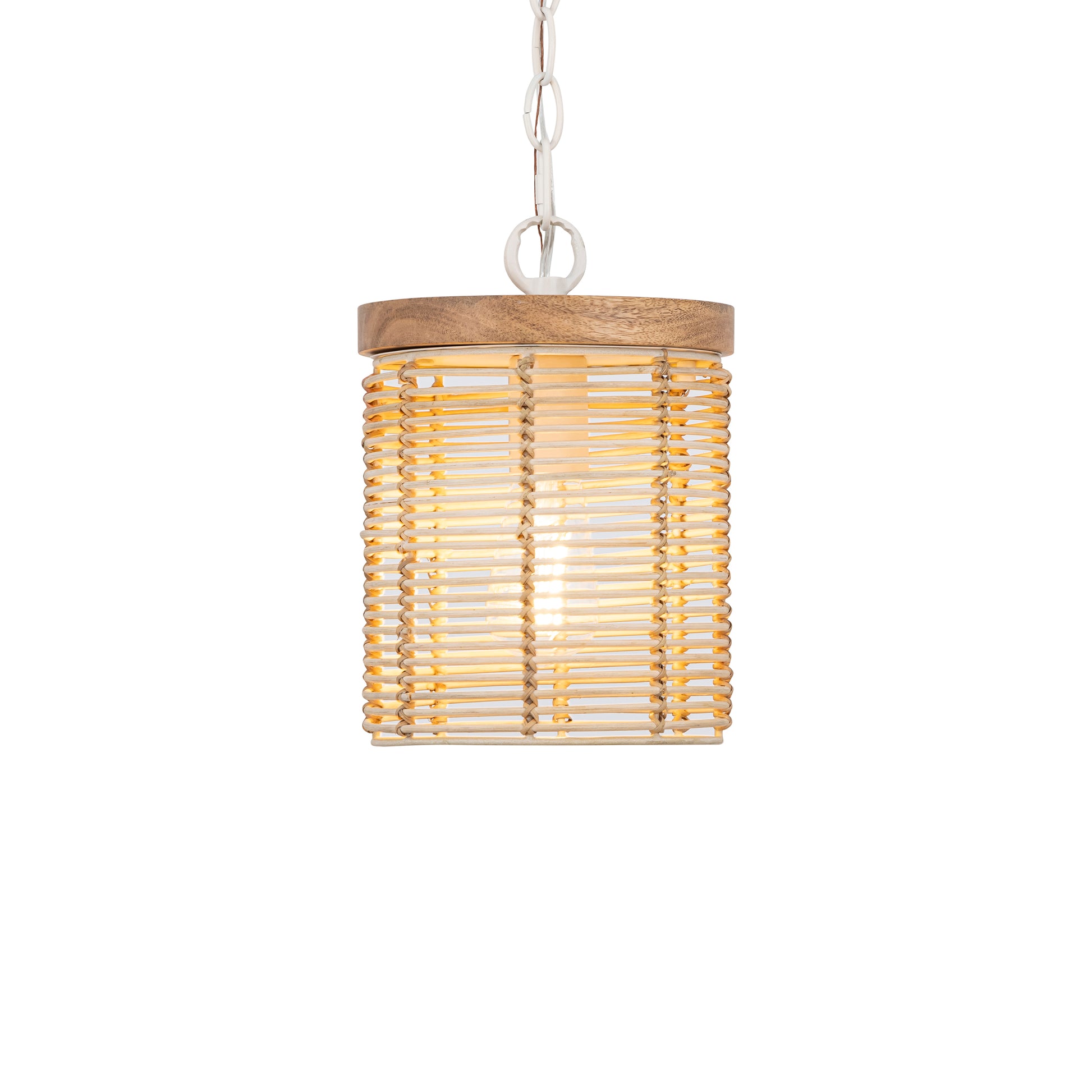 Vannerie Mini Pendant Ecru by Maxim Lighting