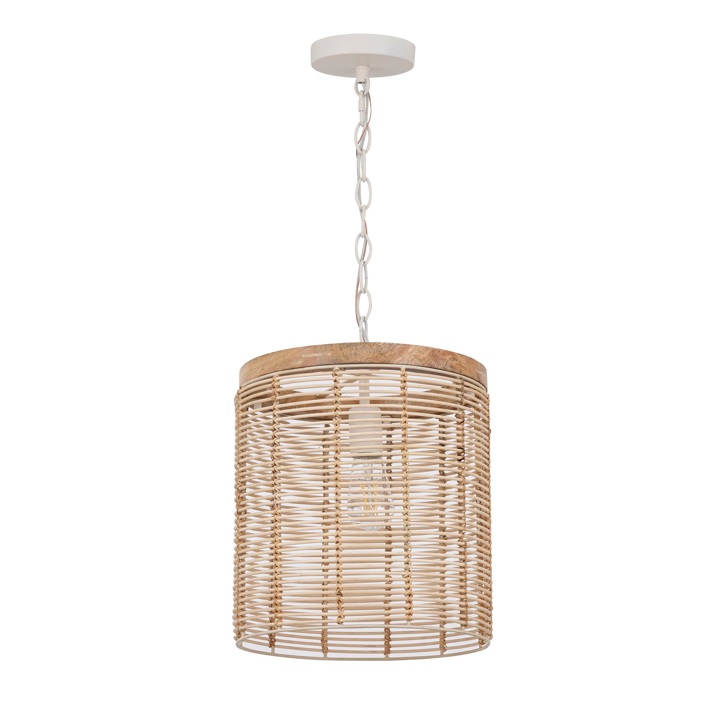 Vannerie Large Pendant Ecru by Maxim Lighting