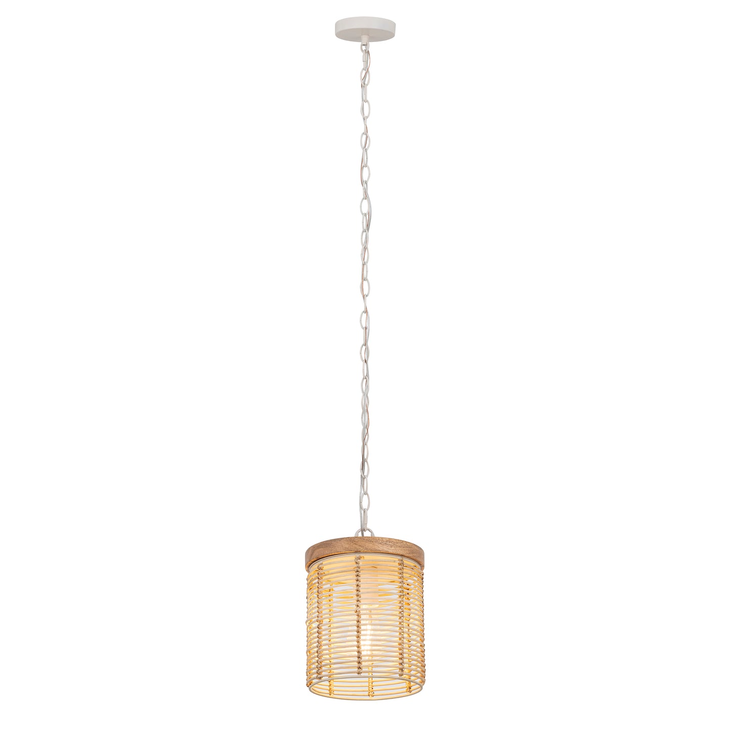Vannerie Large Pendant Ecru by Maxim Lighting