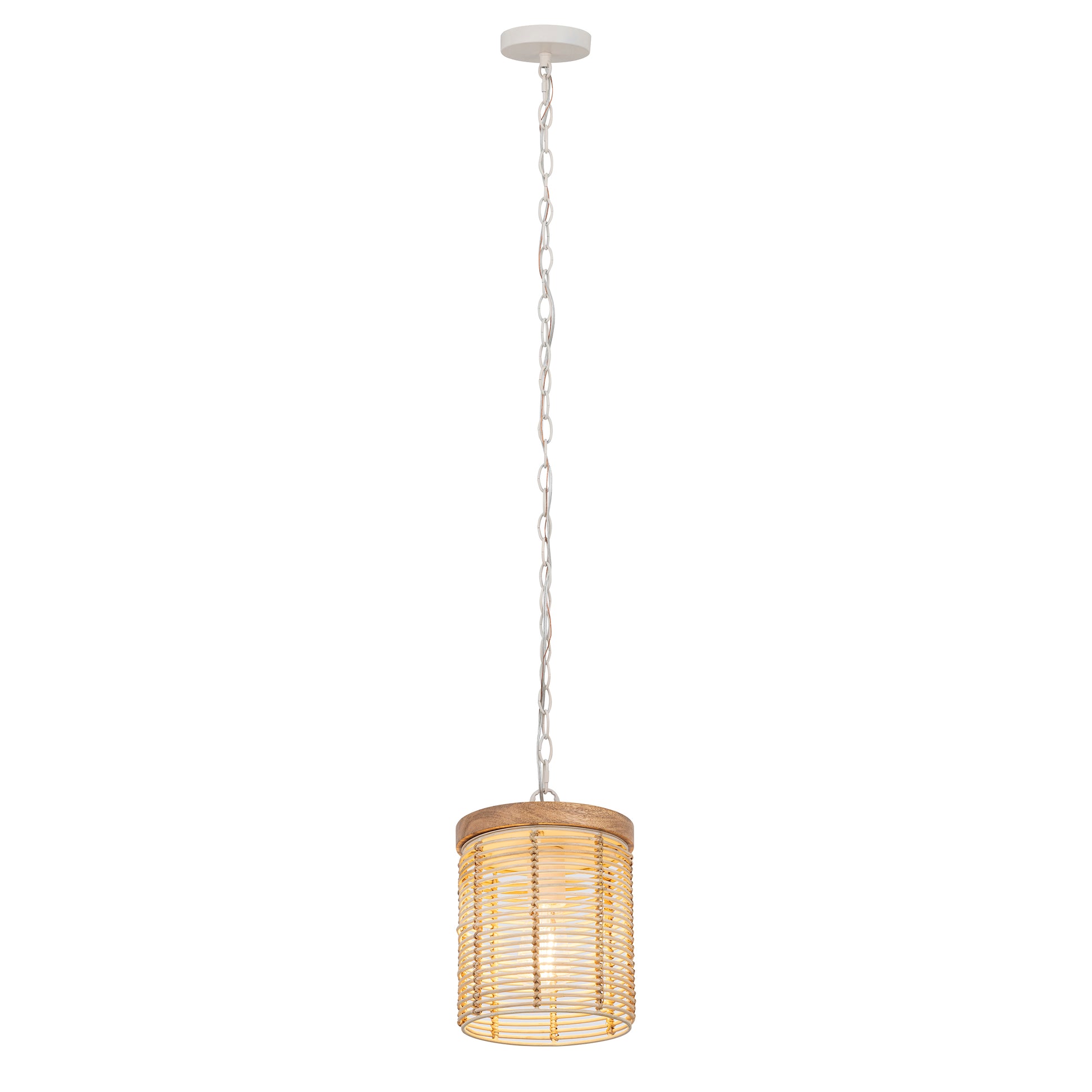 Vannerie Large Pendant Ecru by Maxim Lighting