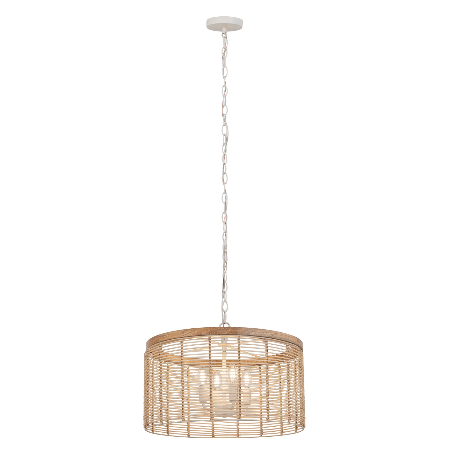 Vannerie 4-Light Pendant Ecru by Maxim Lighting