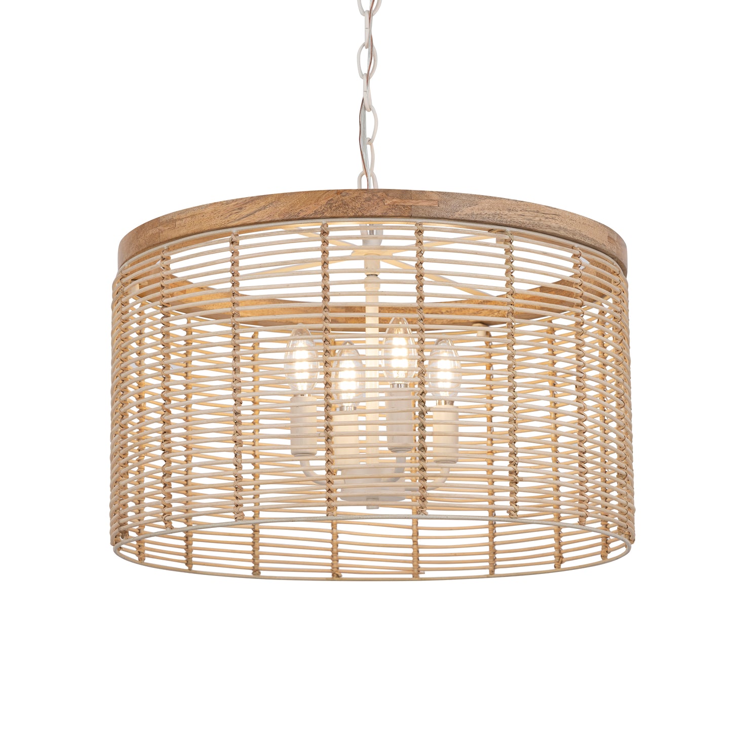 Vannerie 4-Light Pendant Ecru by Maxim Lighting