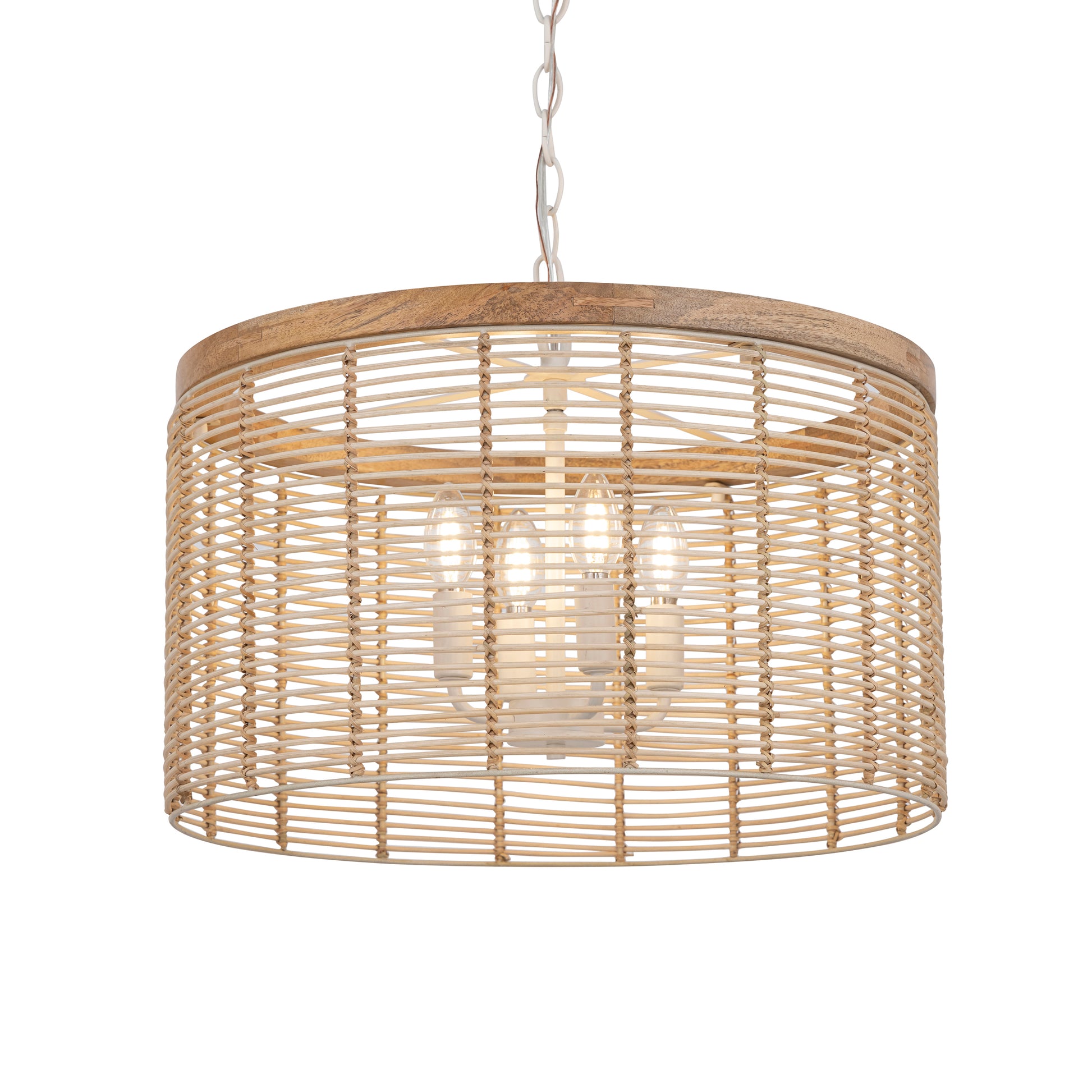 Vannerie 4-Light Pendant Ecru by Maxim Lighting