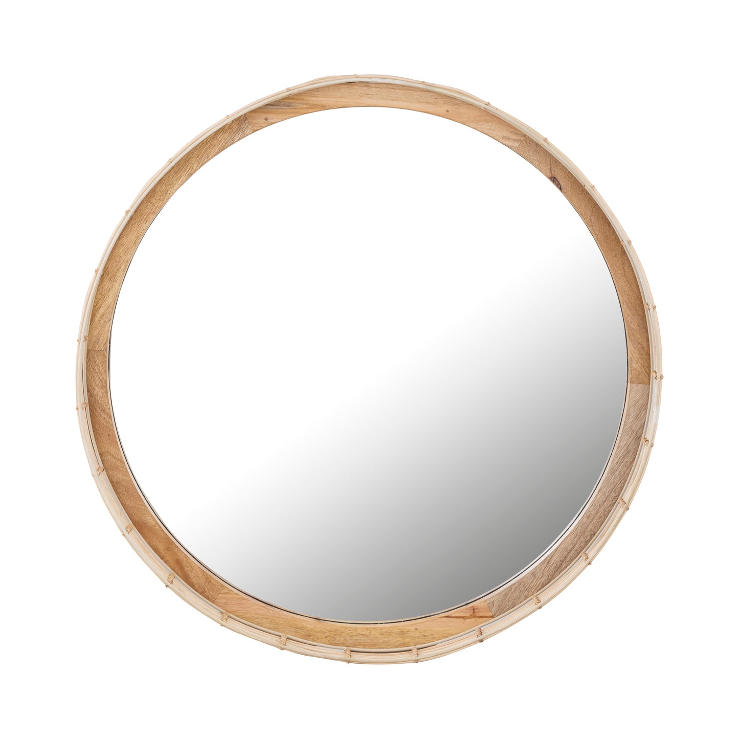 Vannerie Mirror Ecru by Maxim Lighting