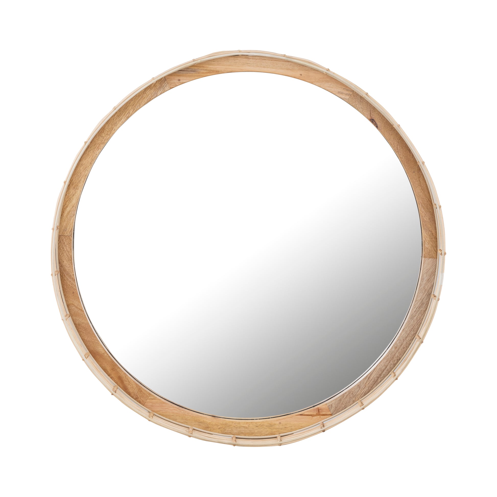 Vannerie Mirror Ecru by Maxim Lighting