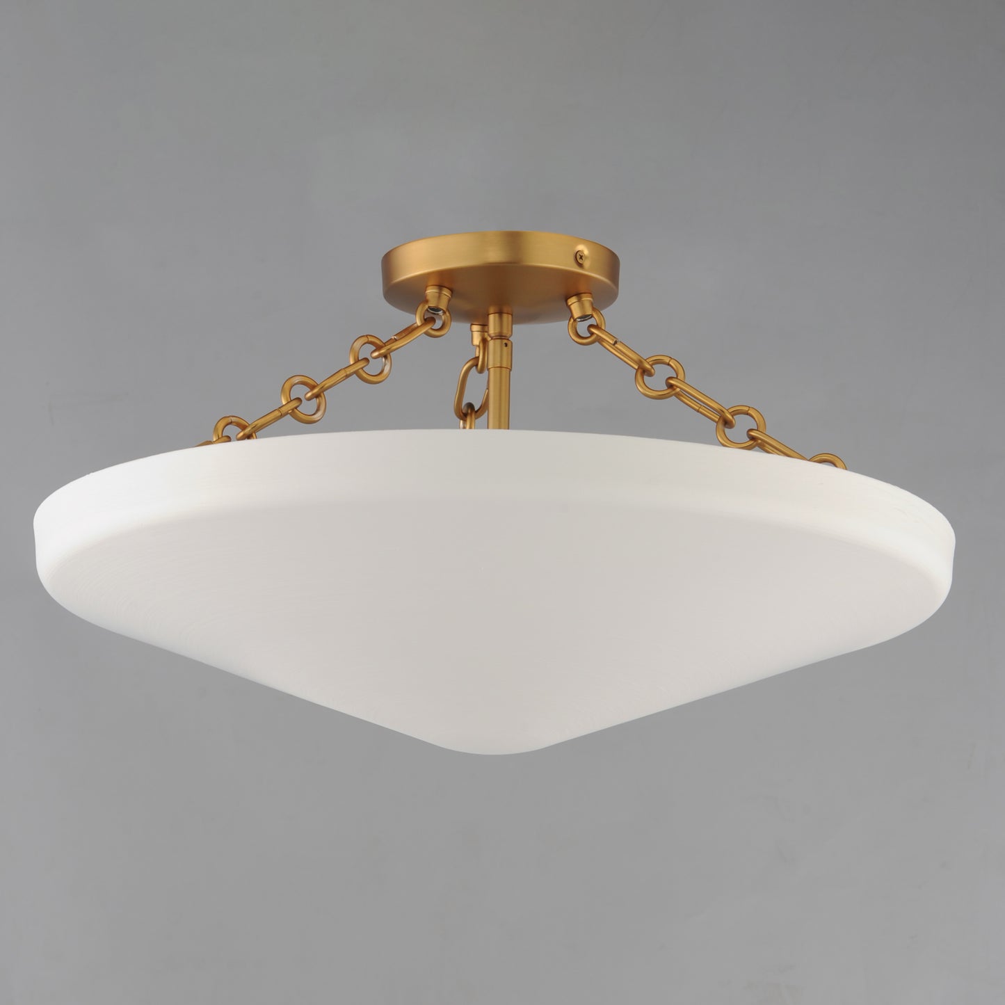 Artemis 3-Light Flush Mount Natural Aged Brass by Maxim Lighting