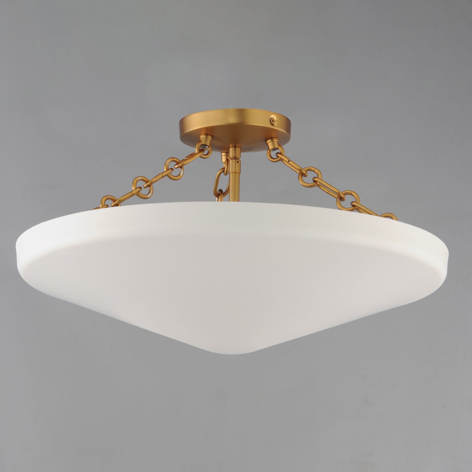 Artemis 3-Light Flush Mount Natural Aged Brass by Maxim Lighting