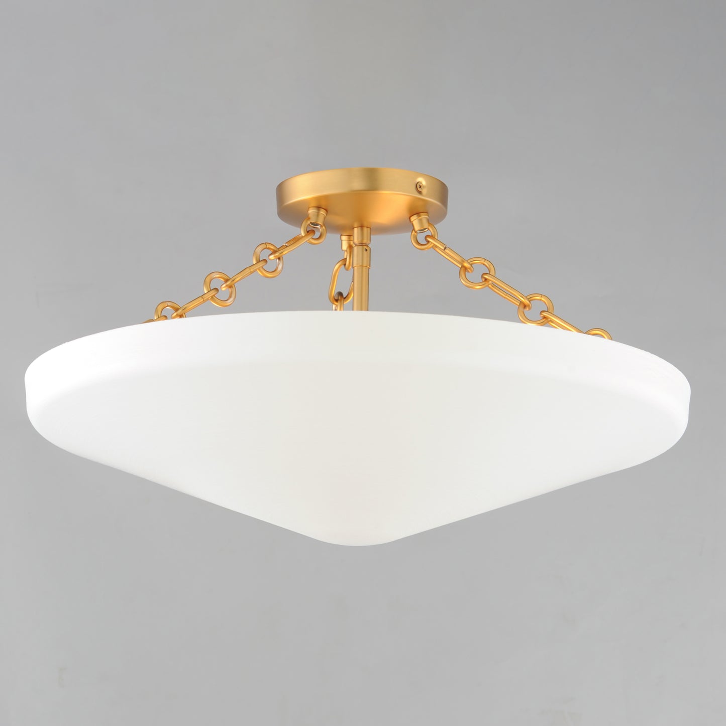 Artemis 3-Light Flush Mount Natural Aged Brass by Maxim Lighting