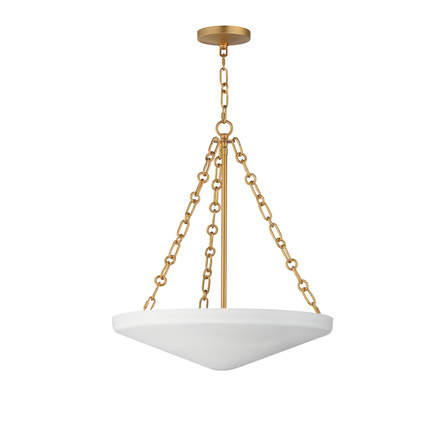 Artemis 4-Light Pendant Natural Aged Brass by Maxim Lighting