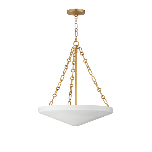 Artemis 4-Light Pendant Natural Aged Brass by Maxim Lighting