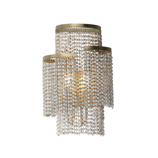 Fontaine 2-Light Wall Sconce Golden Silver by Maxim Lighting