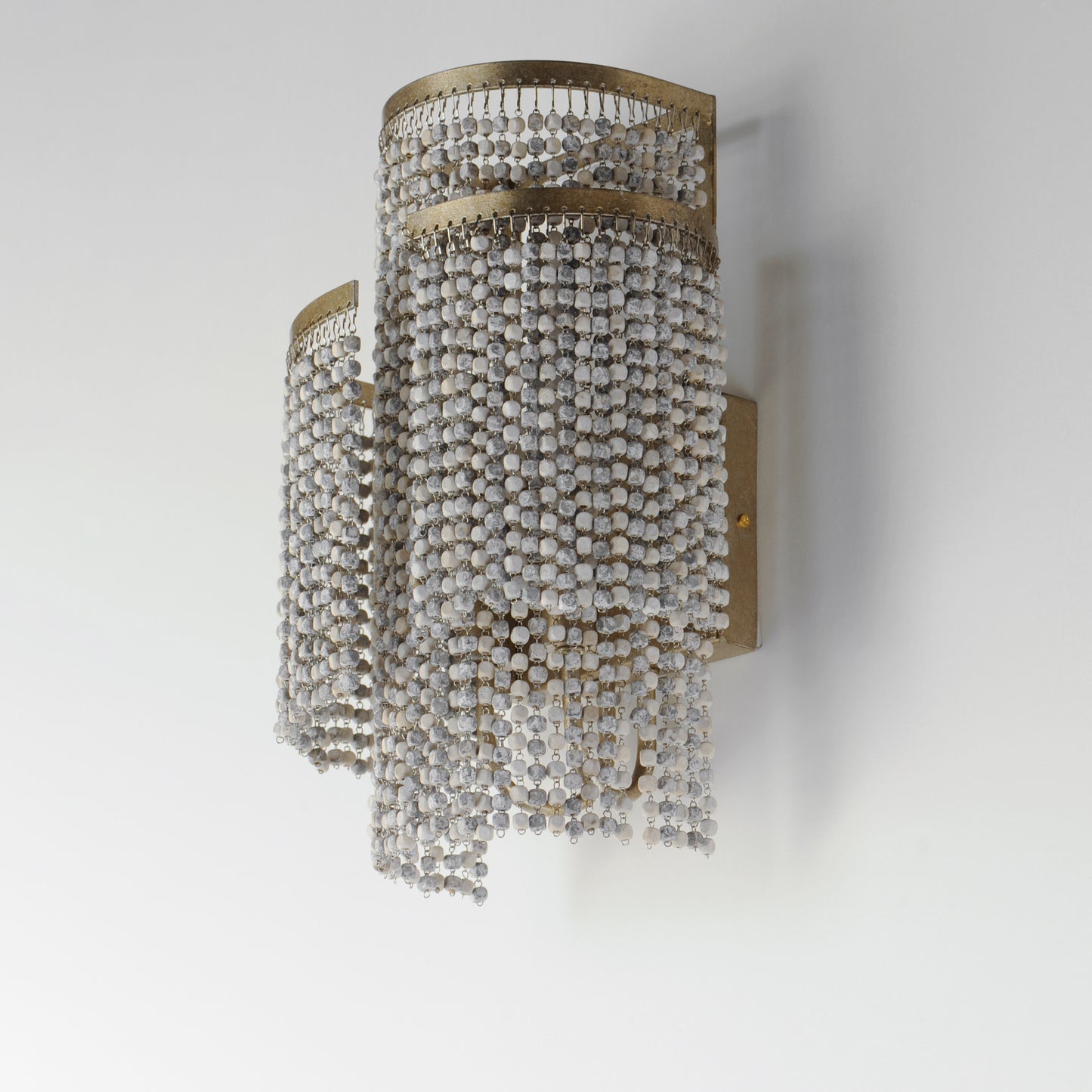 Fontaine 2-Light Wall Sconce Golden Silver by Maxim Lighting