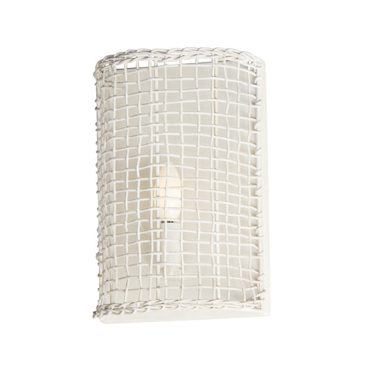 Cestino Wall Sconce Weathered White by Maxim Lighting