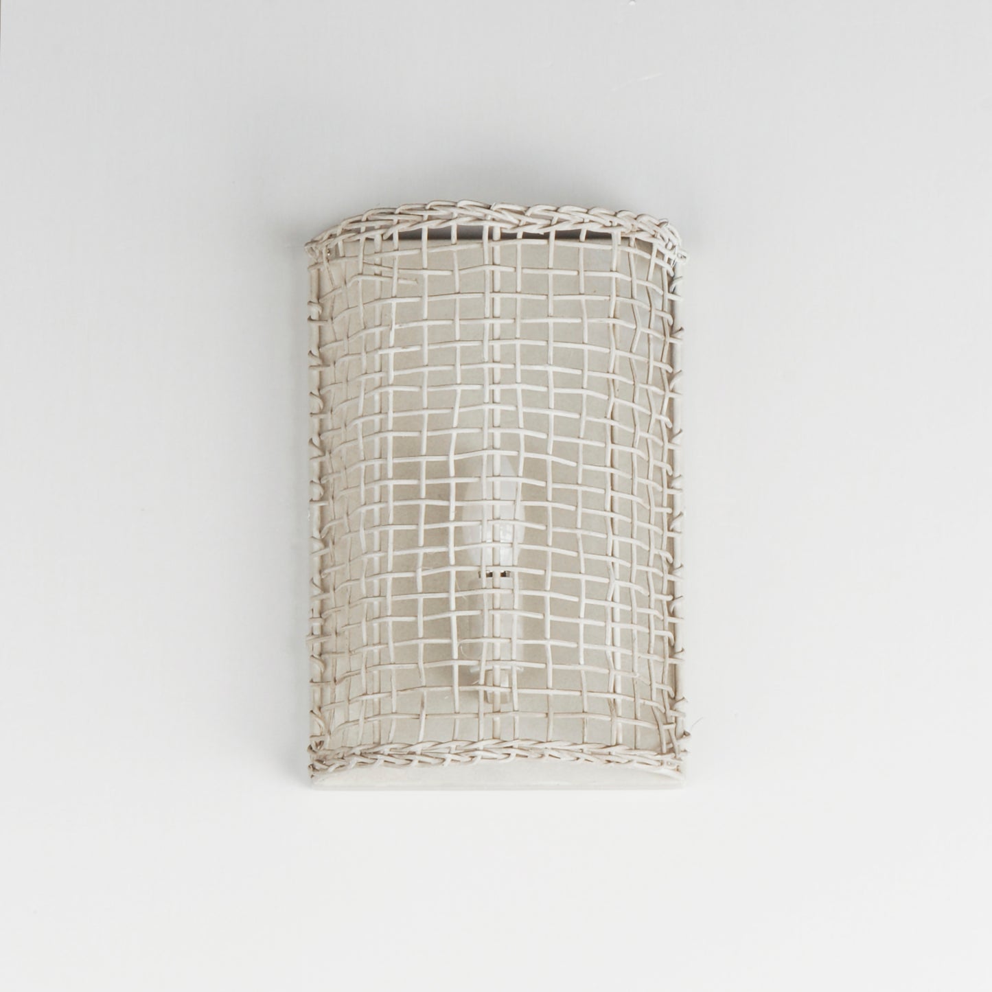 Cestino Wall Sconce Weathered White by Maxim Lighting
