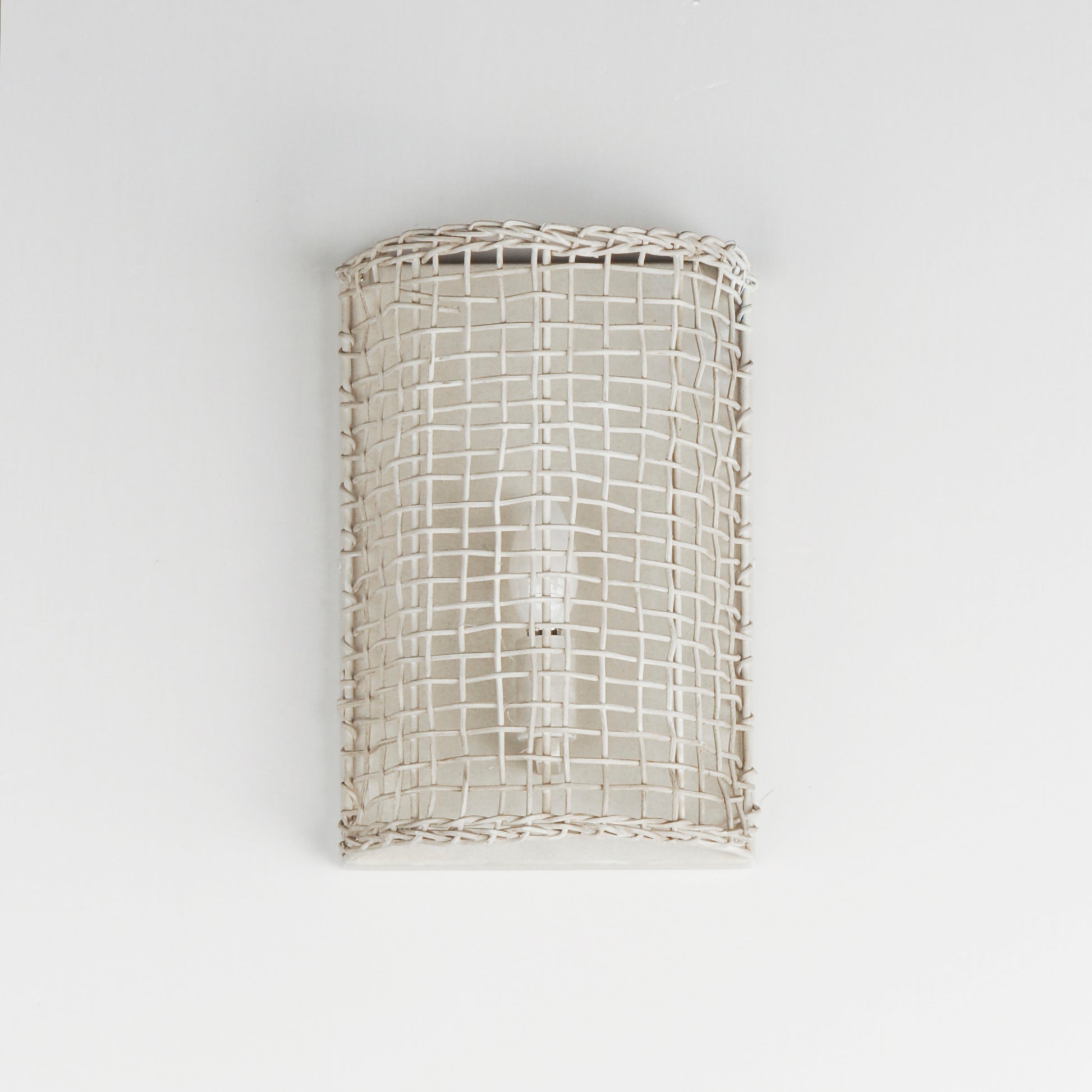 Cestino Wall Sconce Weathered White by Maxim Lighting