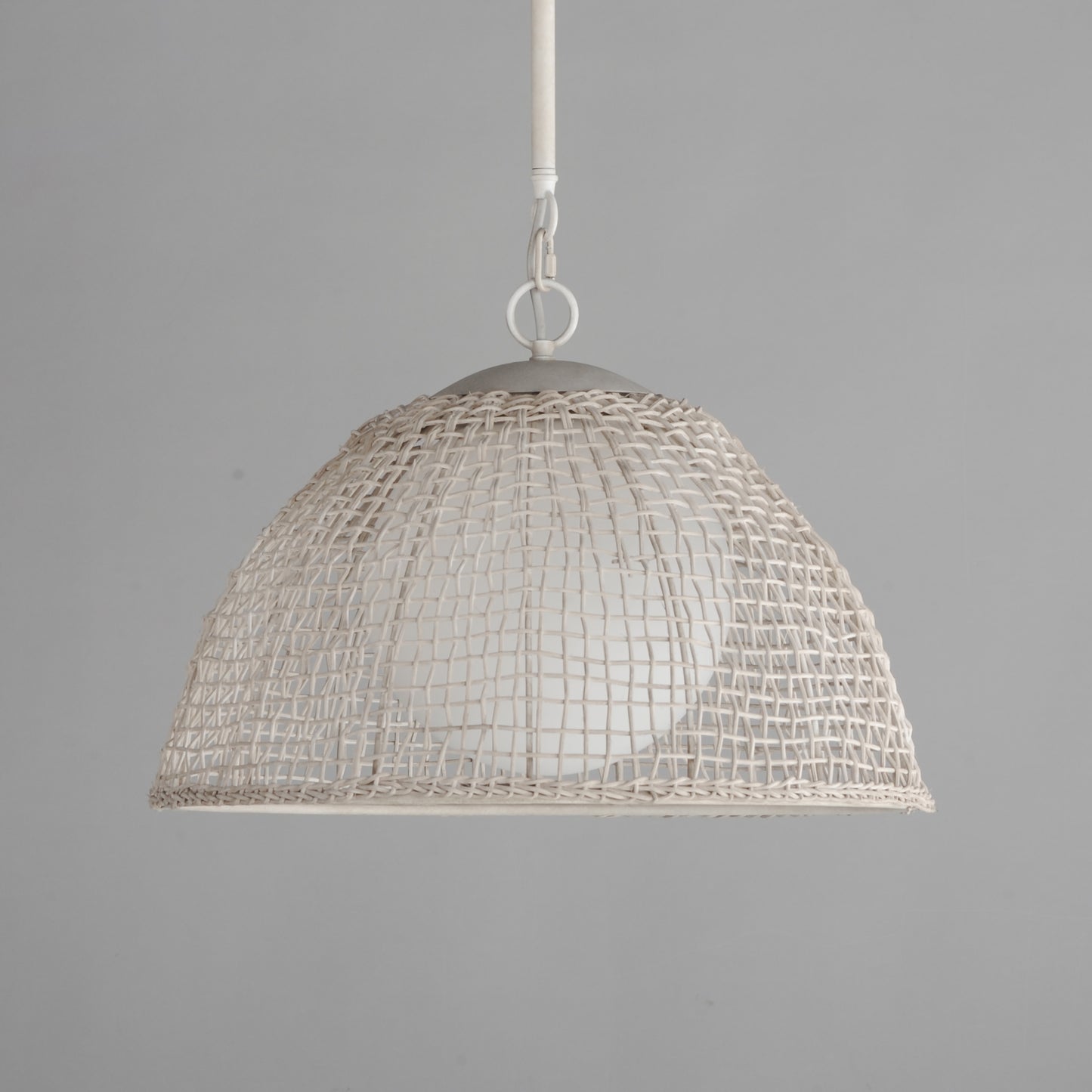 Cestino Pendant Weathered White by Maxim Lighting