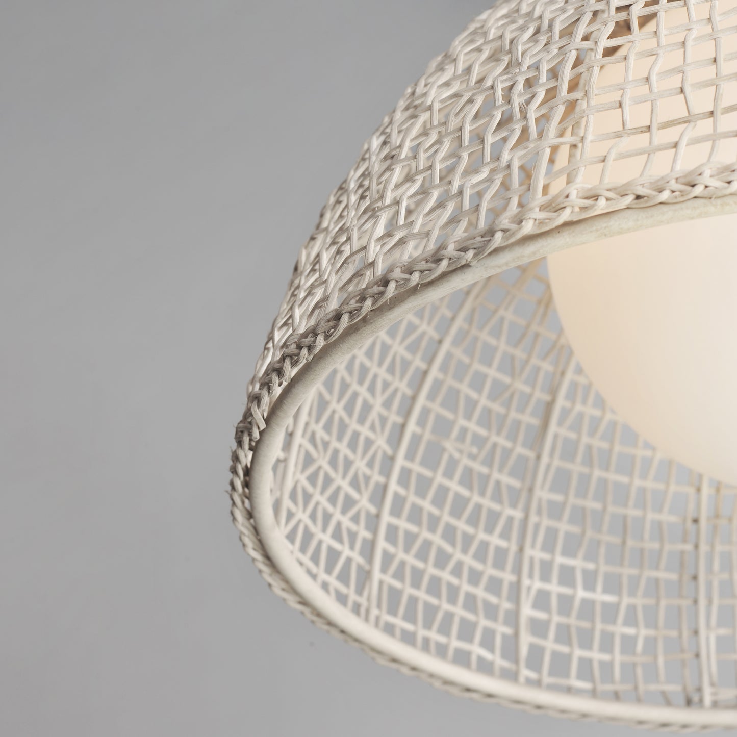 Cestino Pendant Weathered White by Maxim Lighting