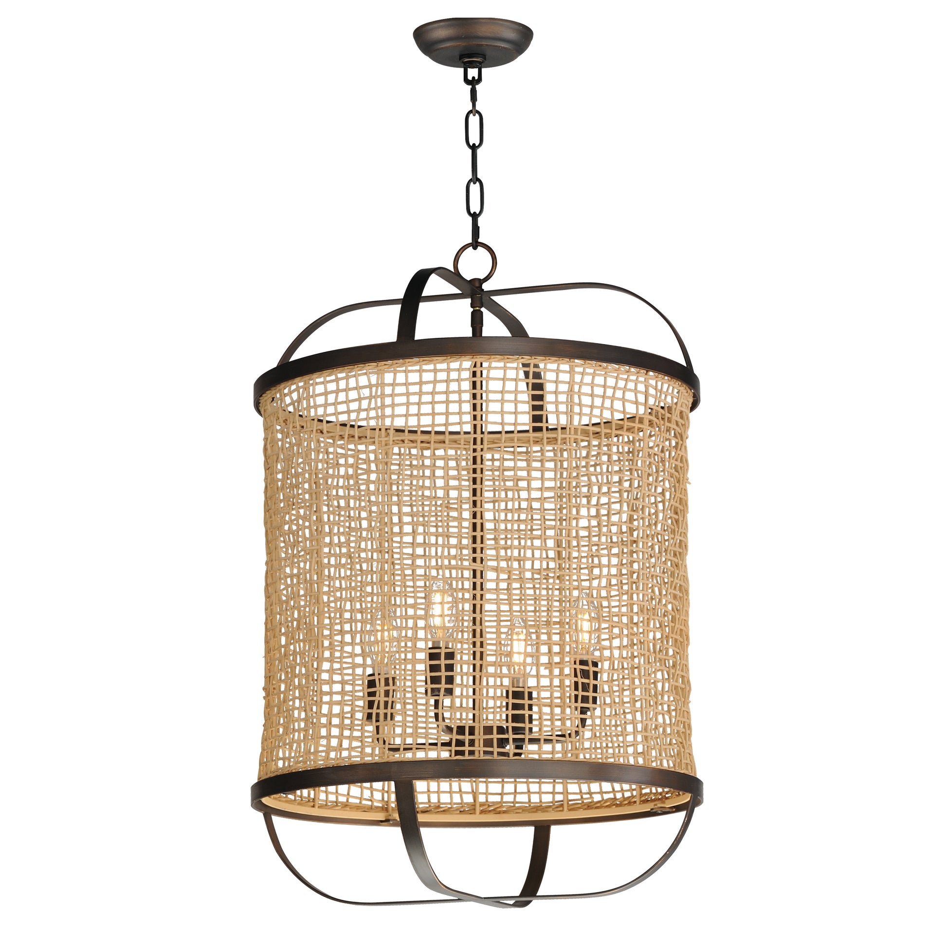 Cestino 19" Pendant Antique Bronze by Maxim Lighting