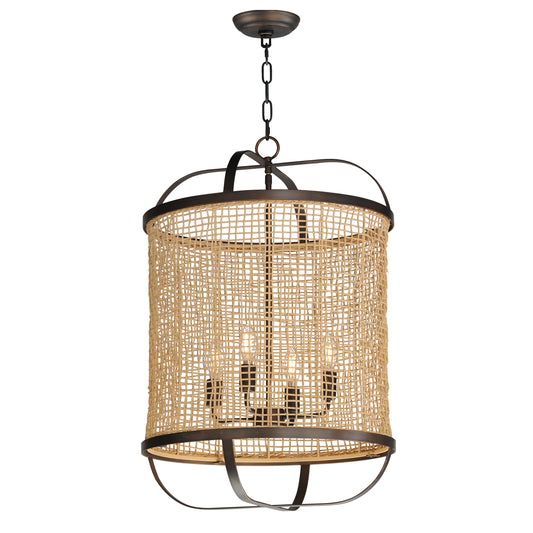 Cestino 19" Pendant Antique Bronze by Maxim Lighting