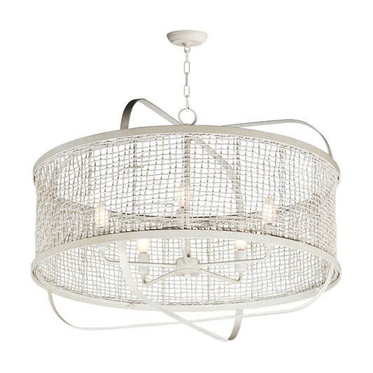Cestino 30" Pendant Weathered White by Maxim Lighting