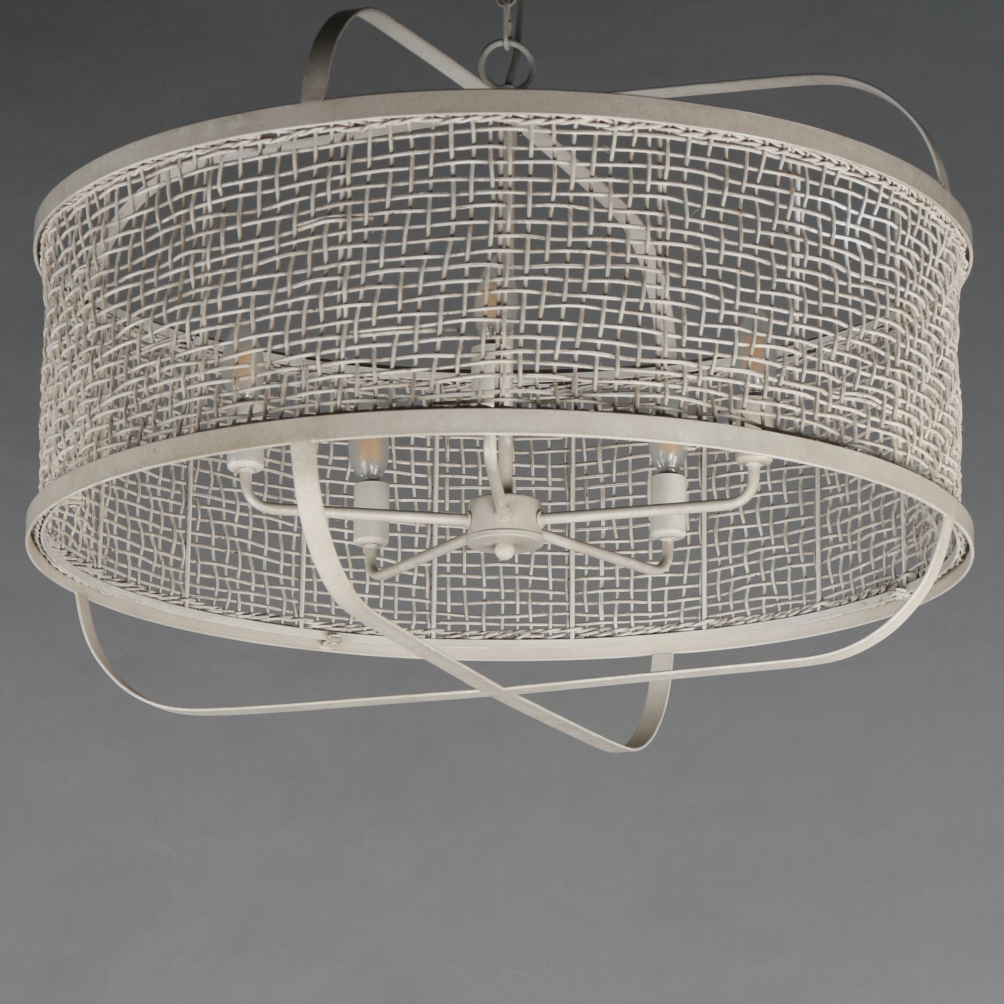 Cestino 30" Pendant Weathered White by Maxim Lighting