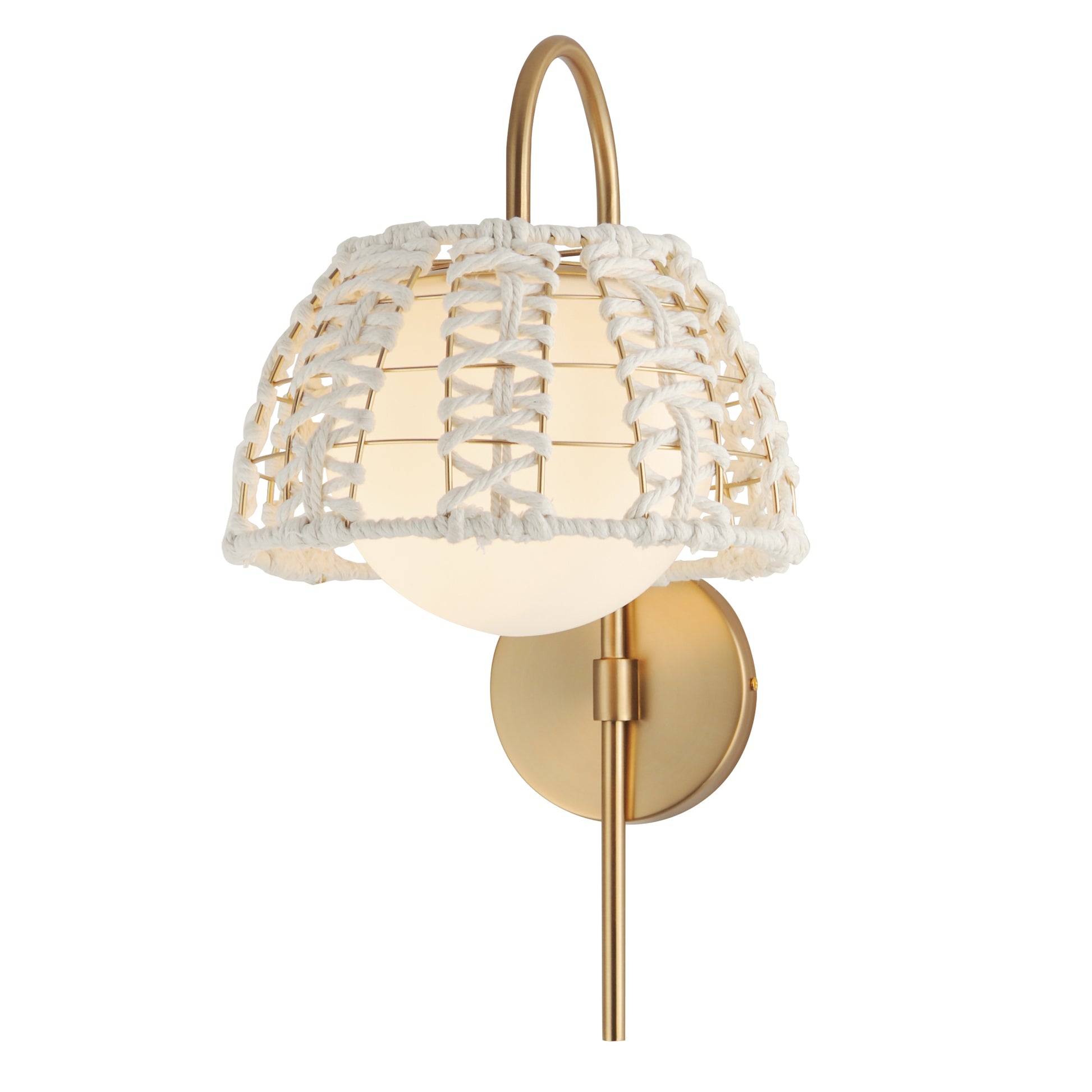 Macrame Wall Sconce Gold by Maxim Lighting