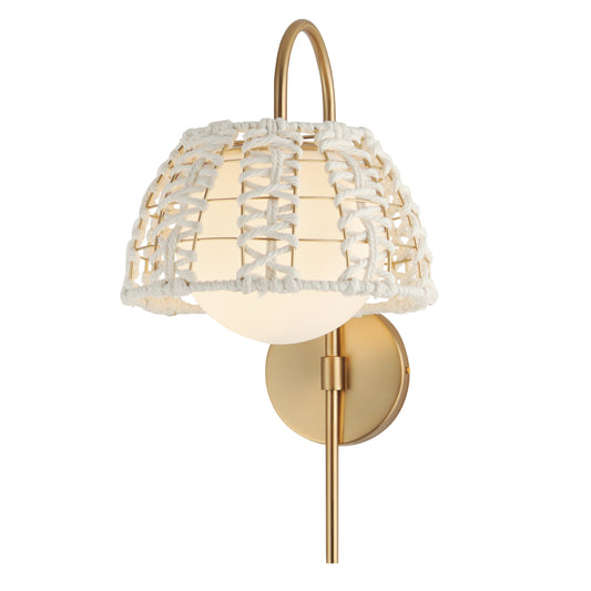 Macrame Wall Sconce Gold by Maxim Lighting