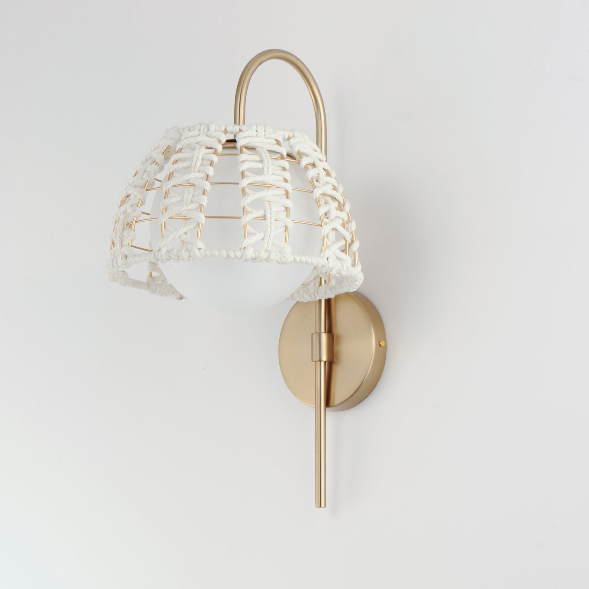Macrame Wall Sconce Gold by Maxim Lighting