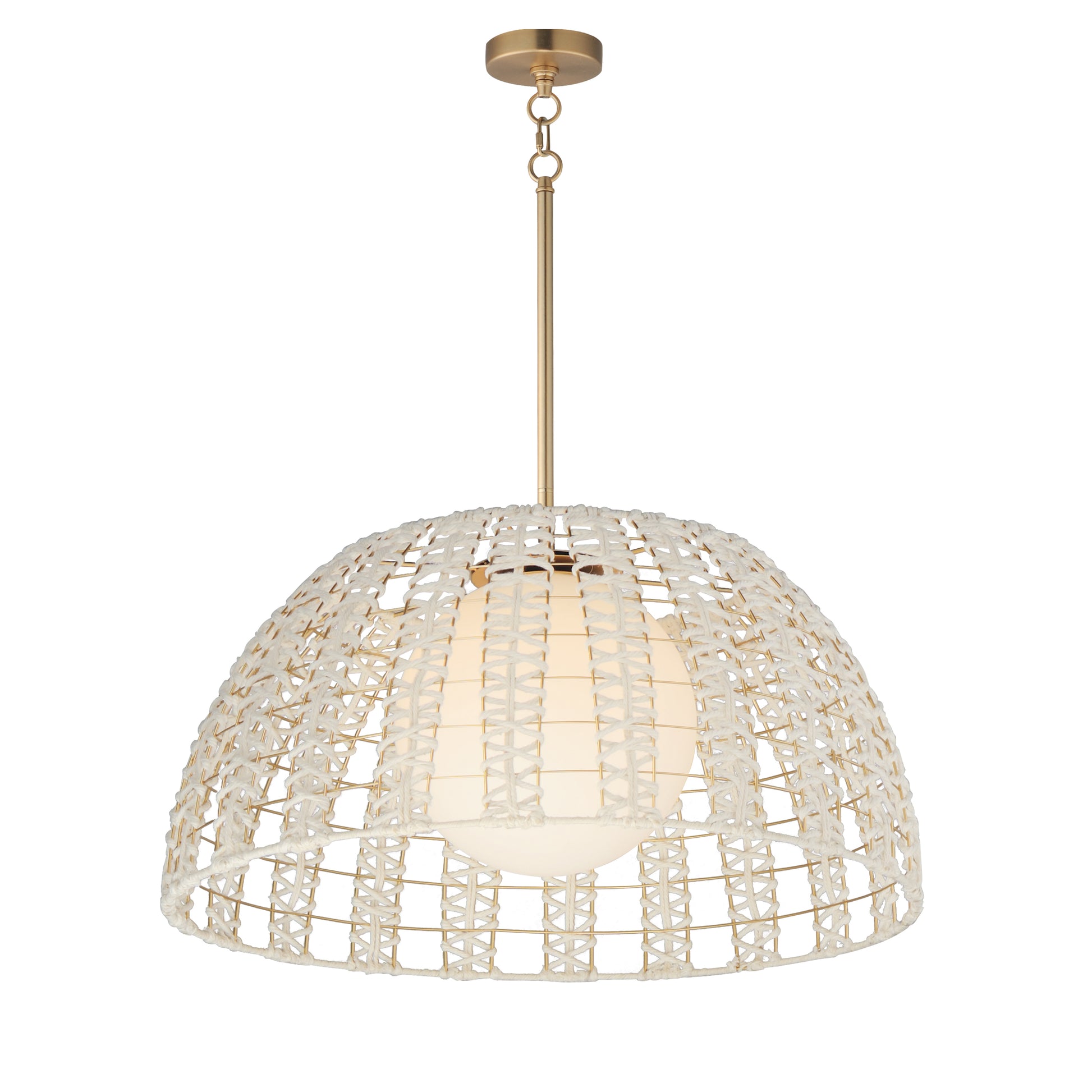 Macrame Pendant Gold by Maxim Lighting