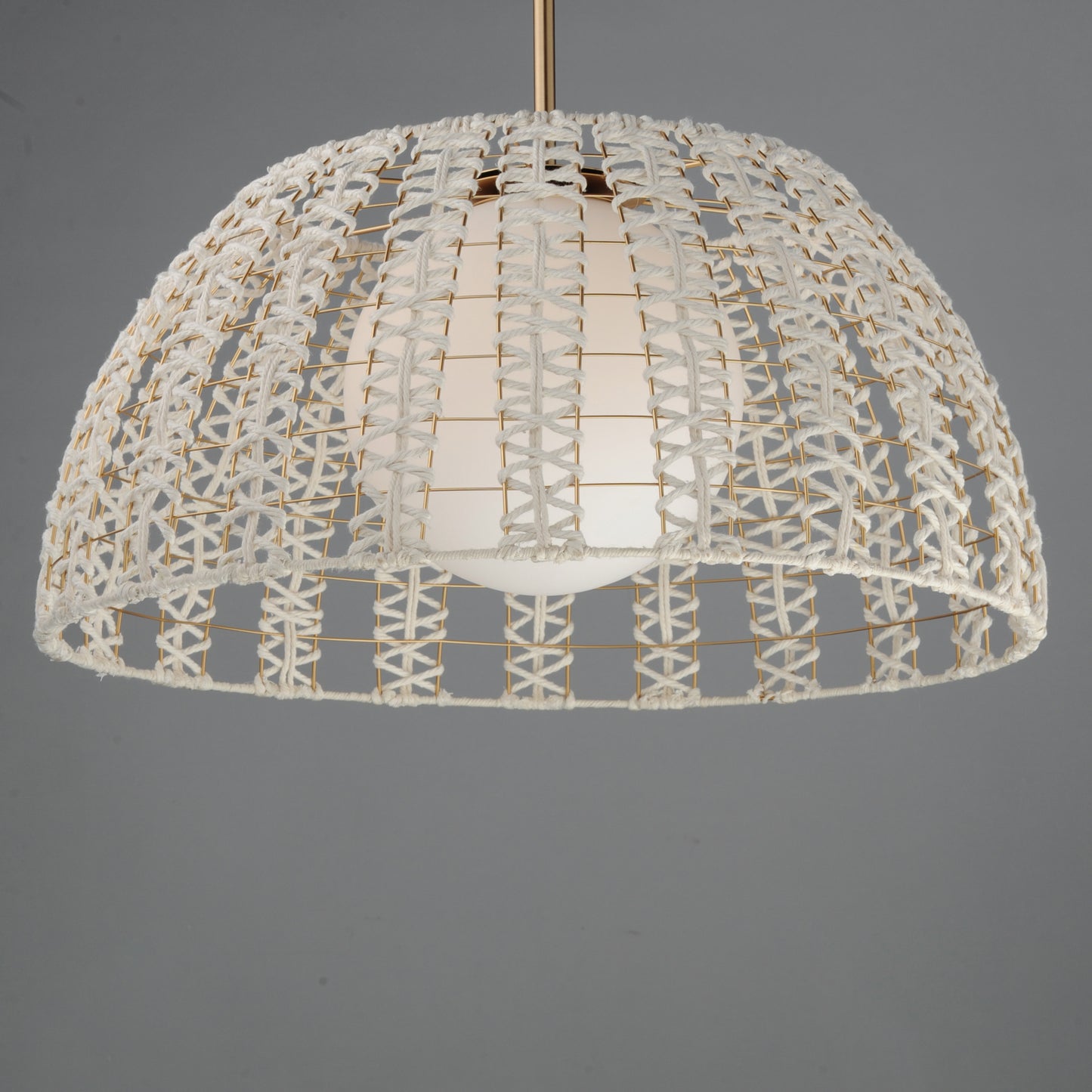 Macrame Pendant Gold by Maxim Lighting