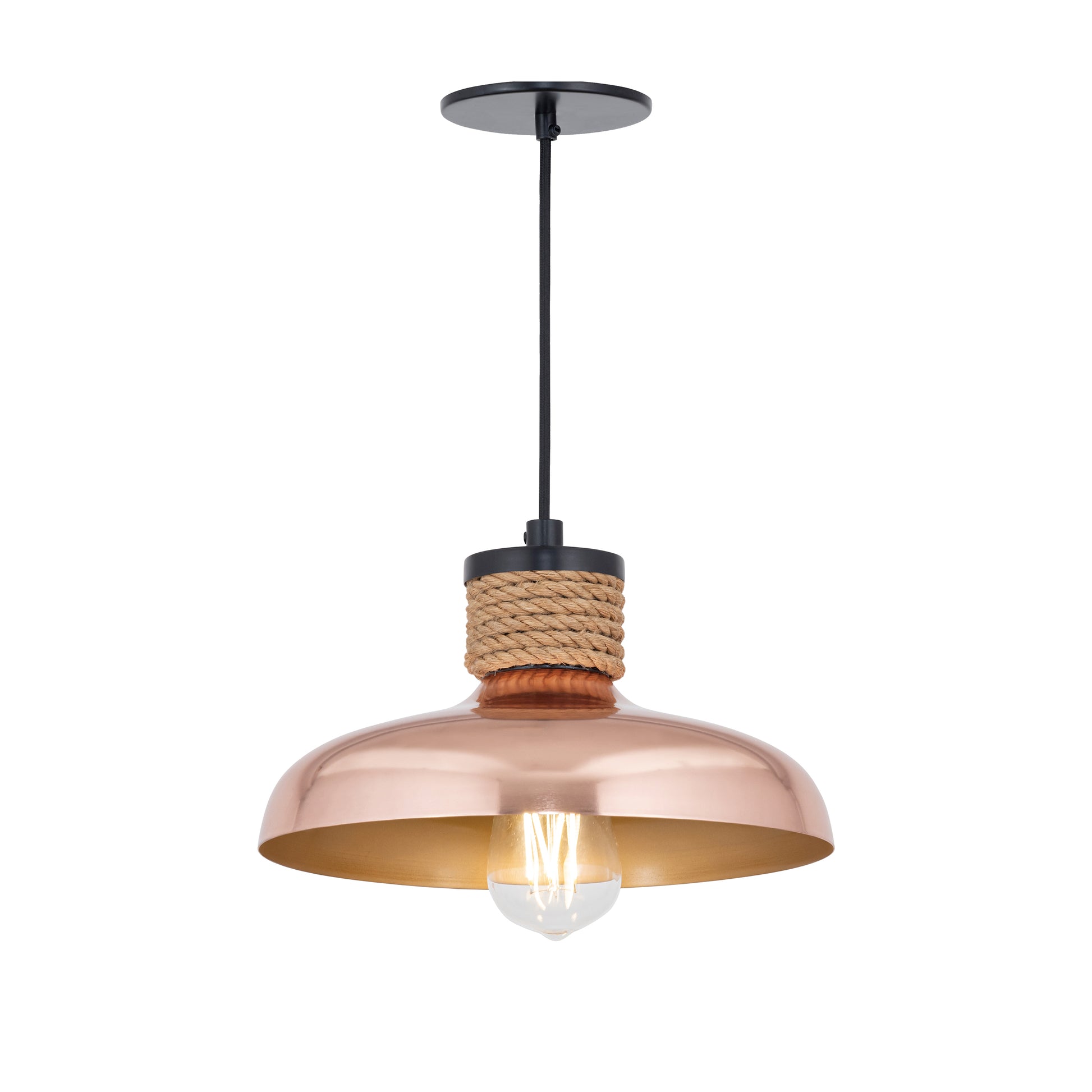 Bingham Small Pendant Copper by Maxim Lighting