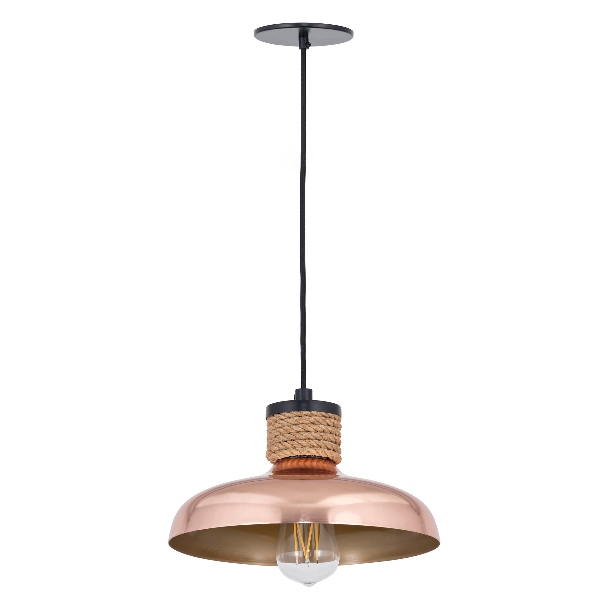 Bingham Small Pendant Copper by Maxim Lighting