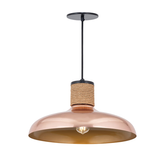 Bingham Large Pendant Copper by Maxim Lighting