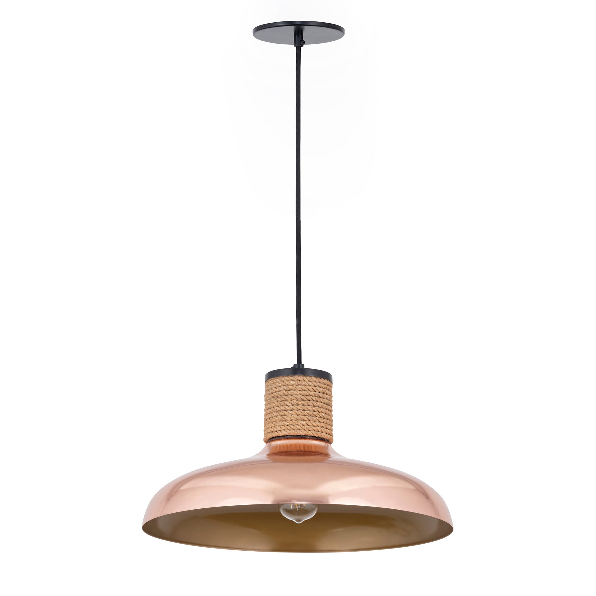 Bingham Large Pendant Copper by Maxim Lighting