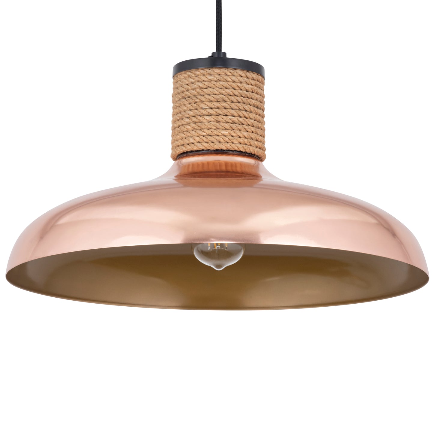 Bingham Large Pendant Copper by Maxim Lighting