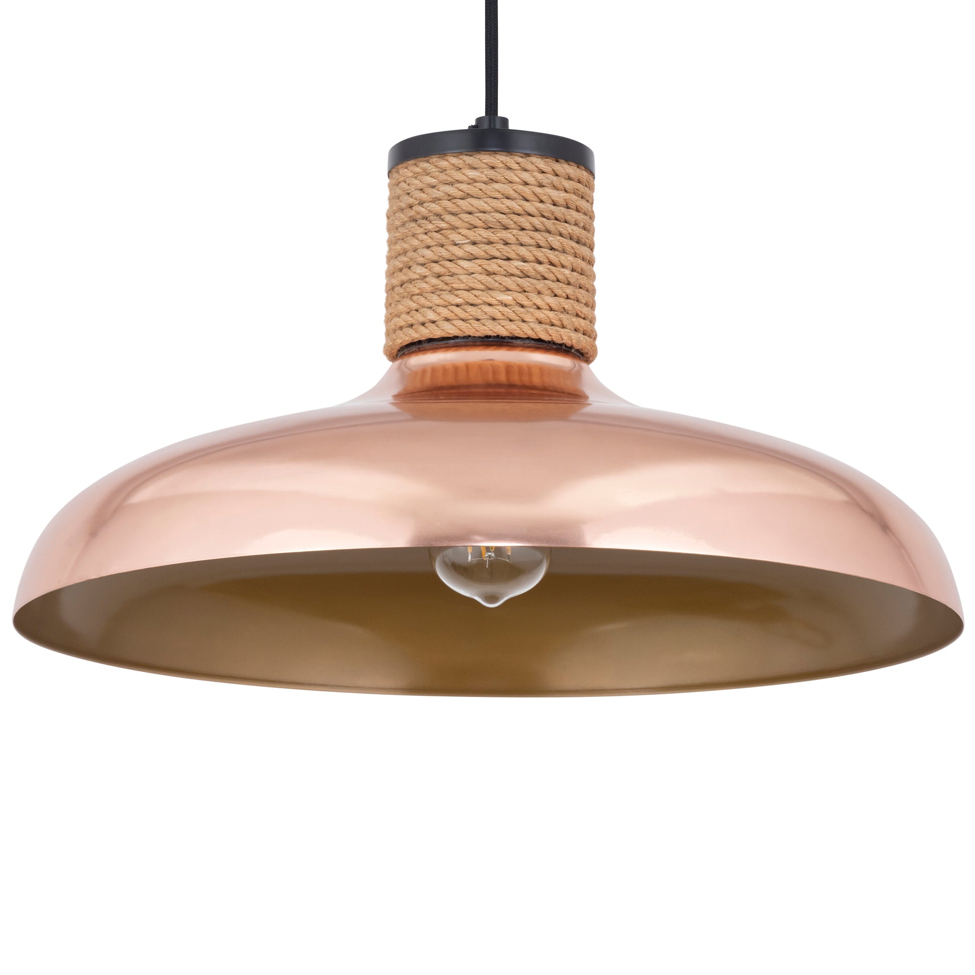 Bingham Large Pendant Copper by Maxim Lighting