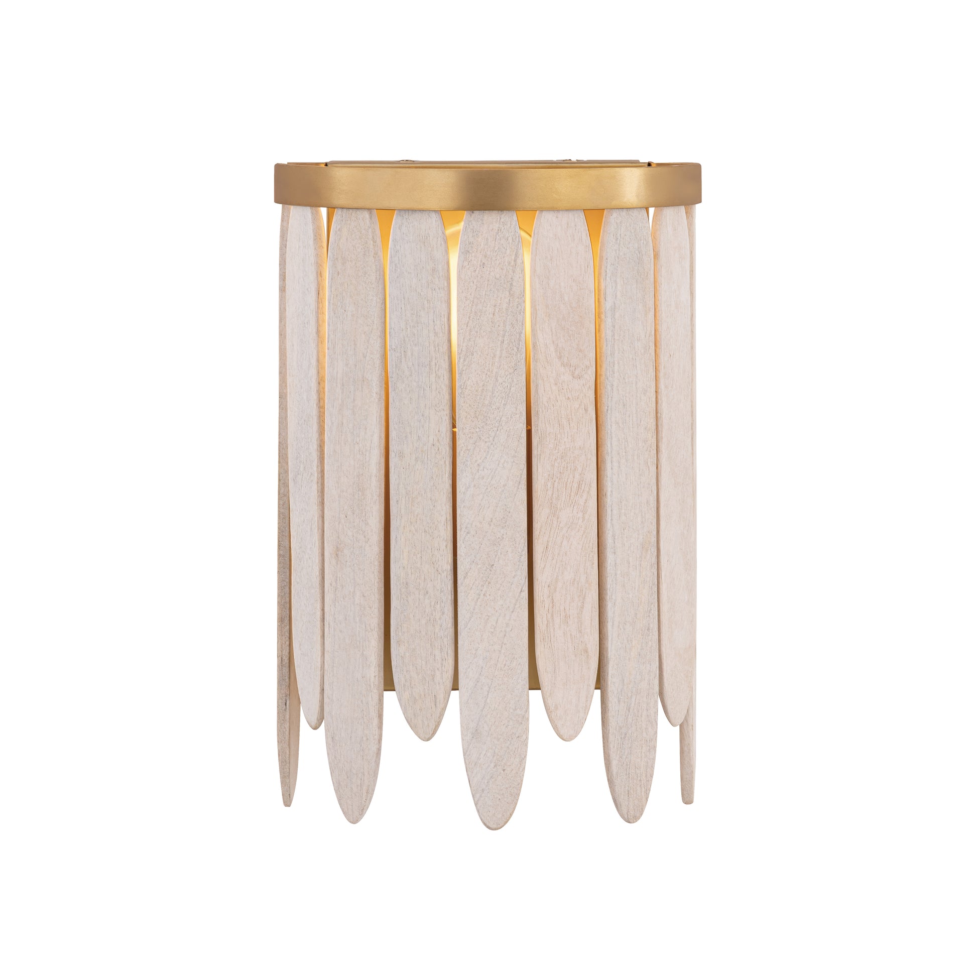 Marimba Wall Sconce Weathered White by Maxim Lighting