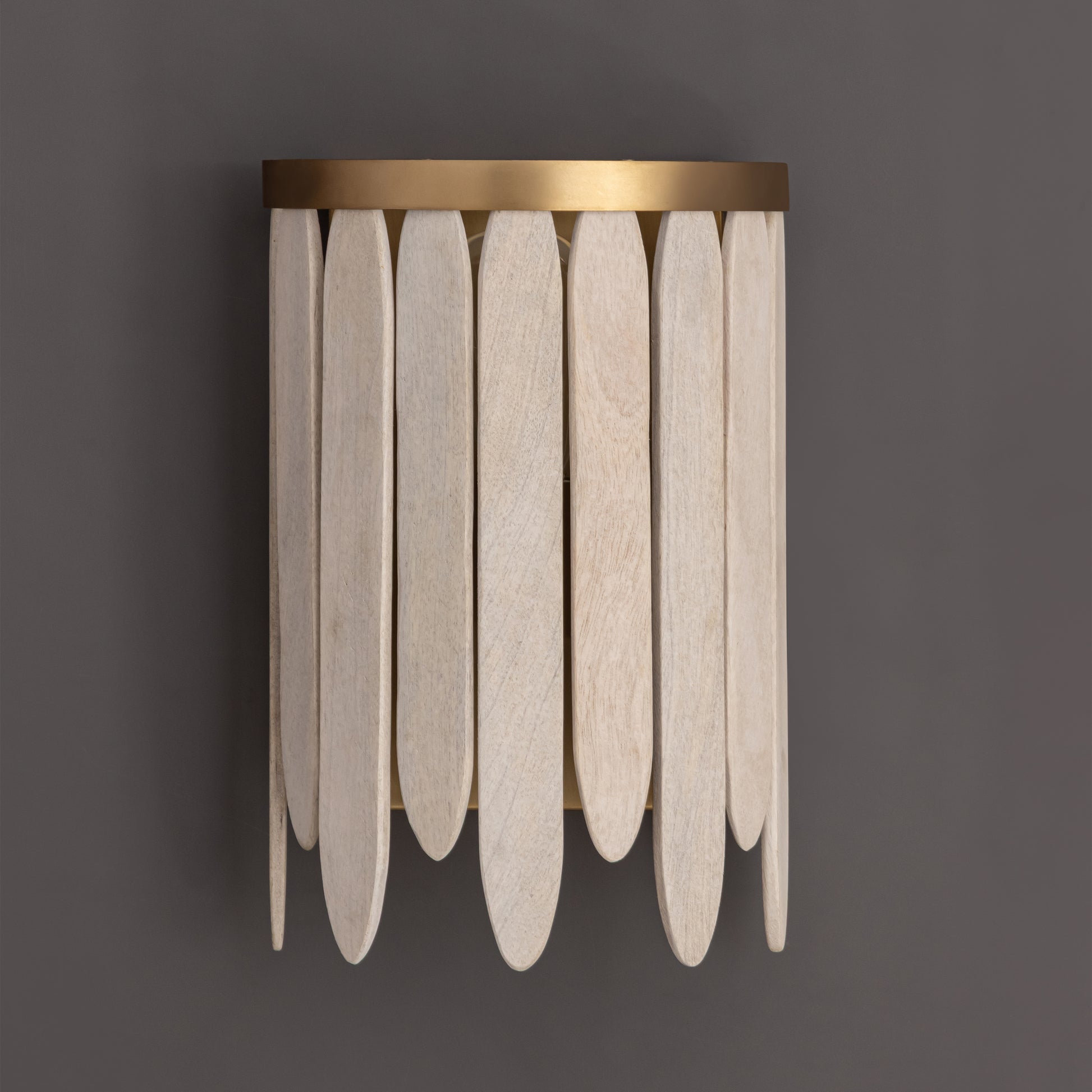 Marimba Wall Sconce Weathered White by Maxim Lighting