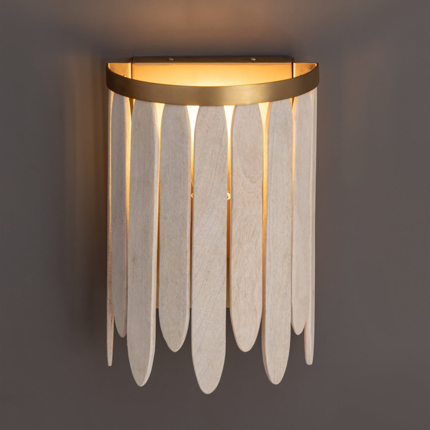 Marimba Wall Sconce Weathered White by Maxim Lighting