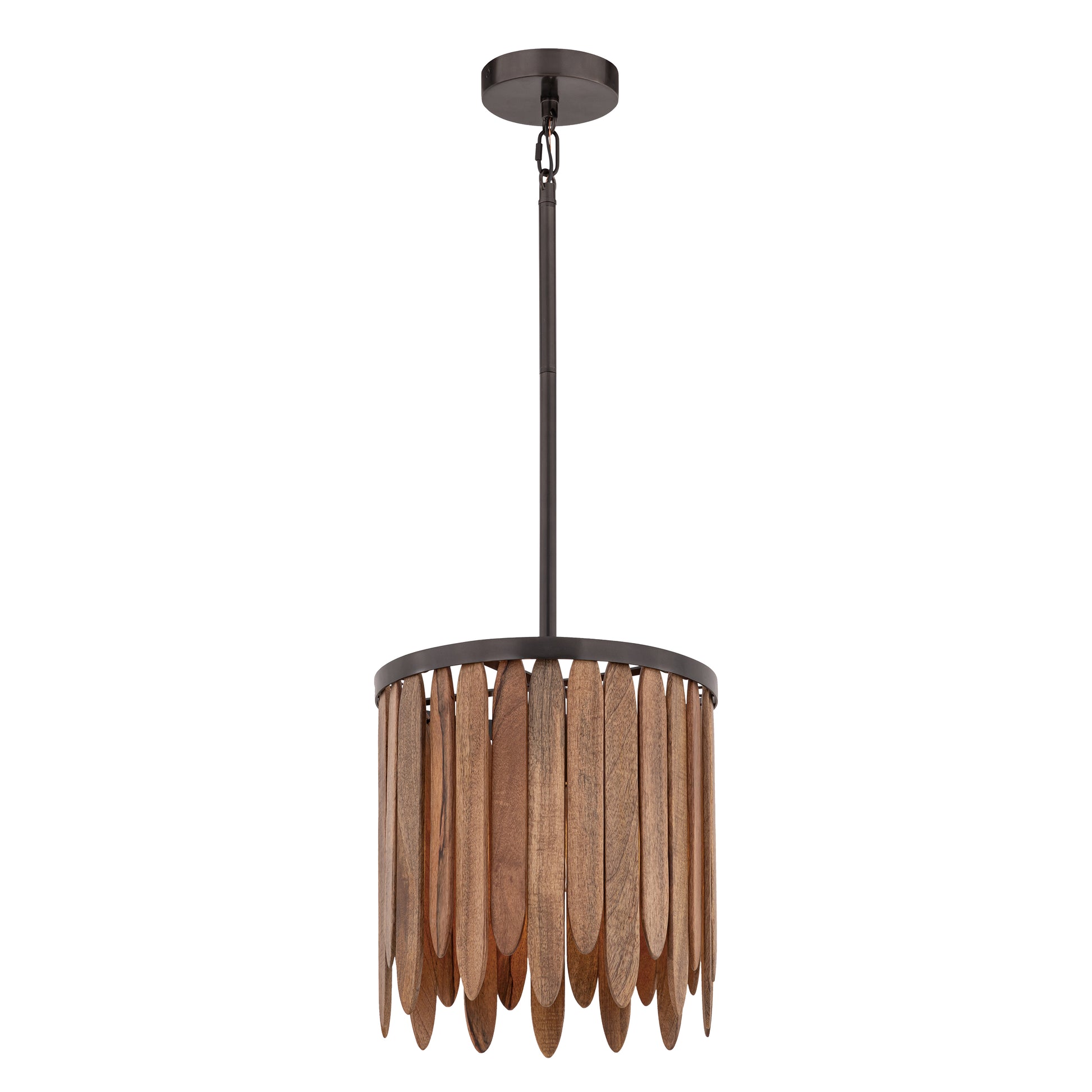 Marimba 12" Pendant Walnut by Maxim Lighting
