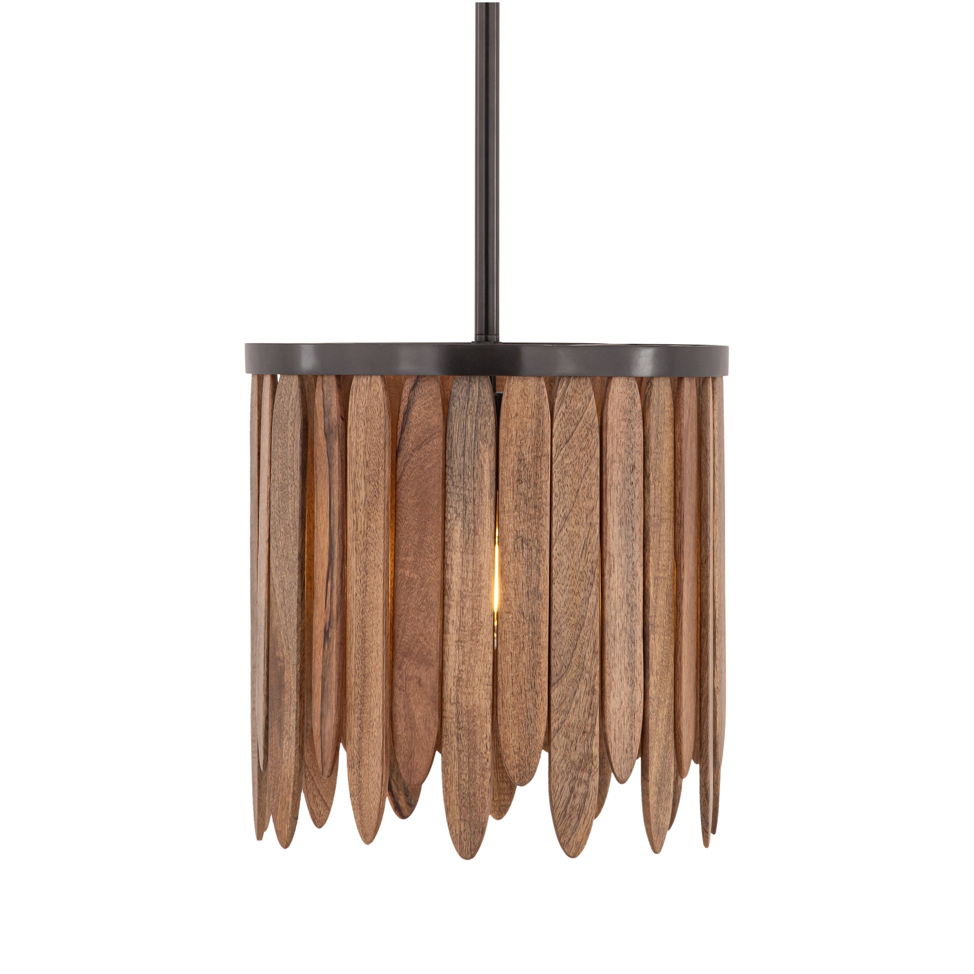 Marimba 12" Pendant Walnut by Maxim Lighting