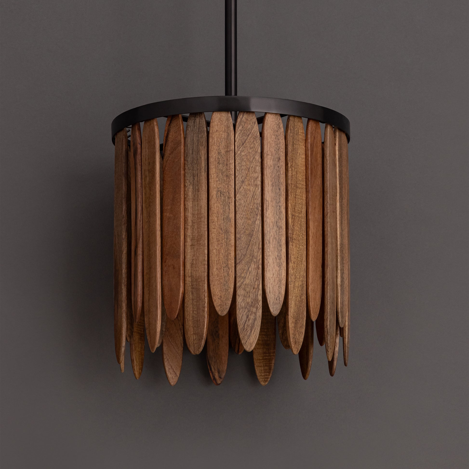 Marimba 12" Pendant Walnut by Maxim Lighting