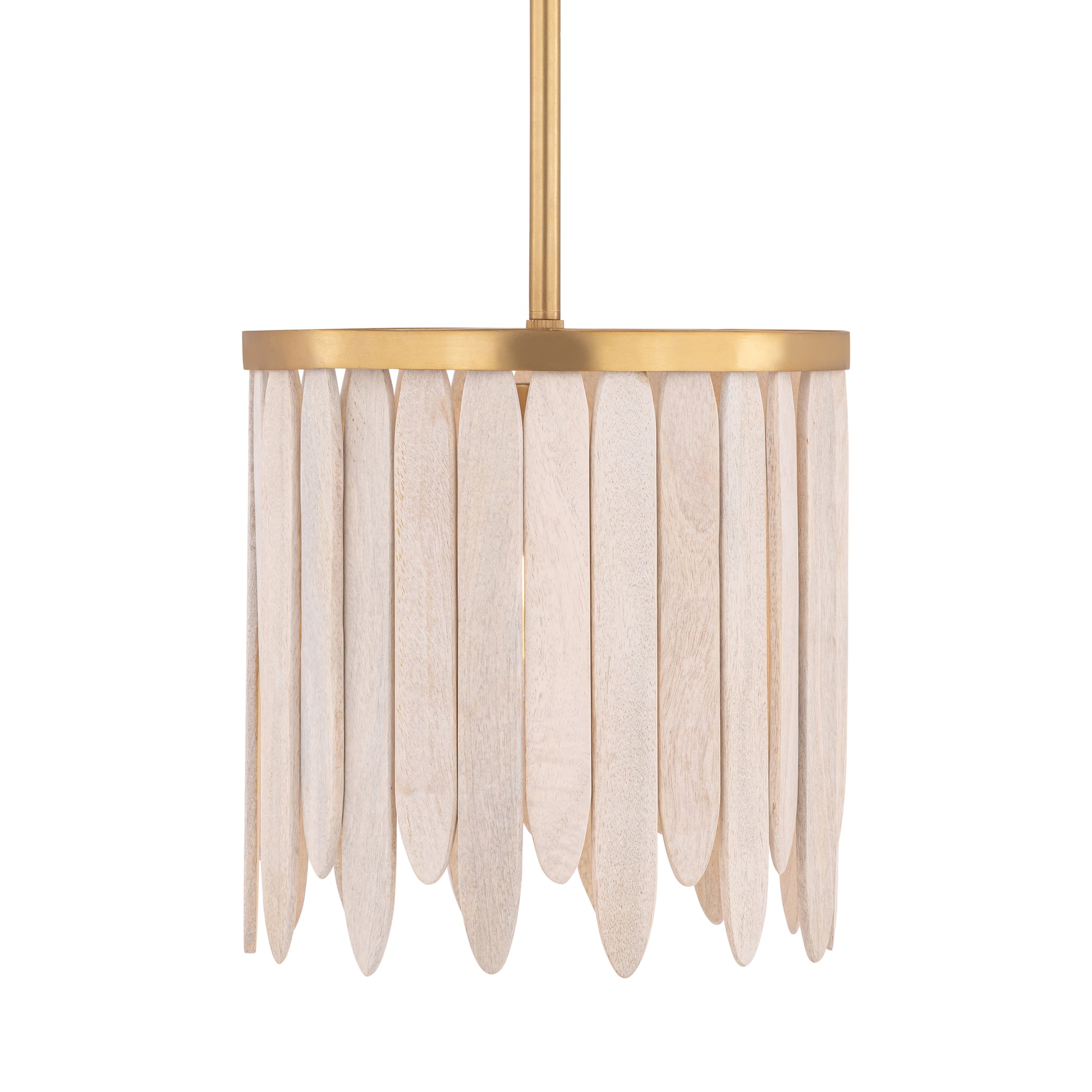 Marimba 12" Pendant Weathered White by Maxim Lighting