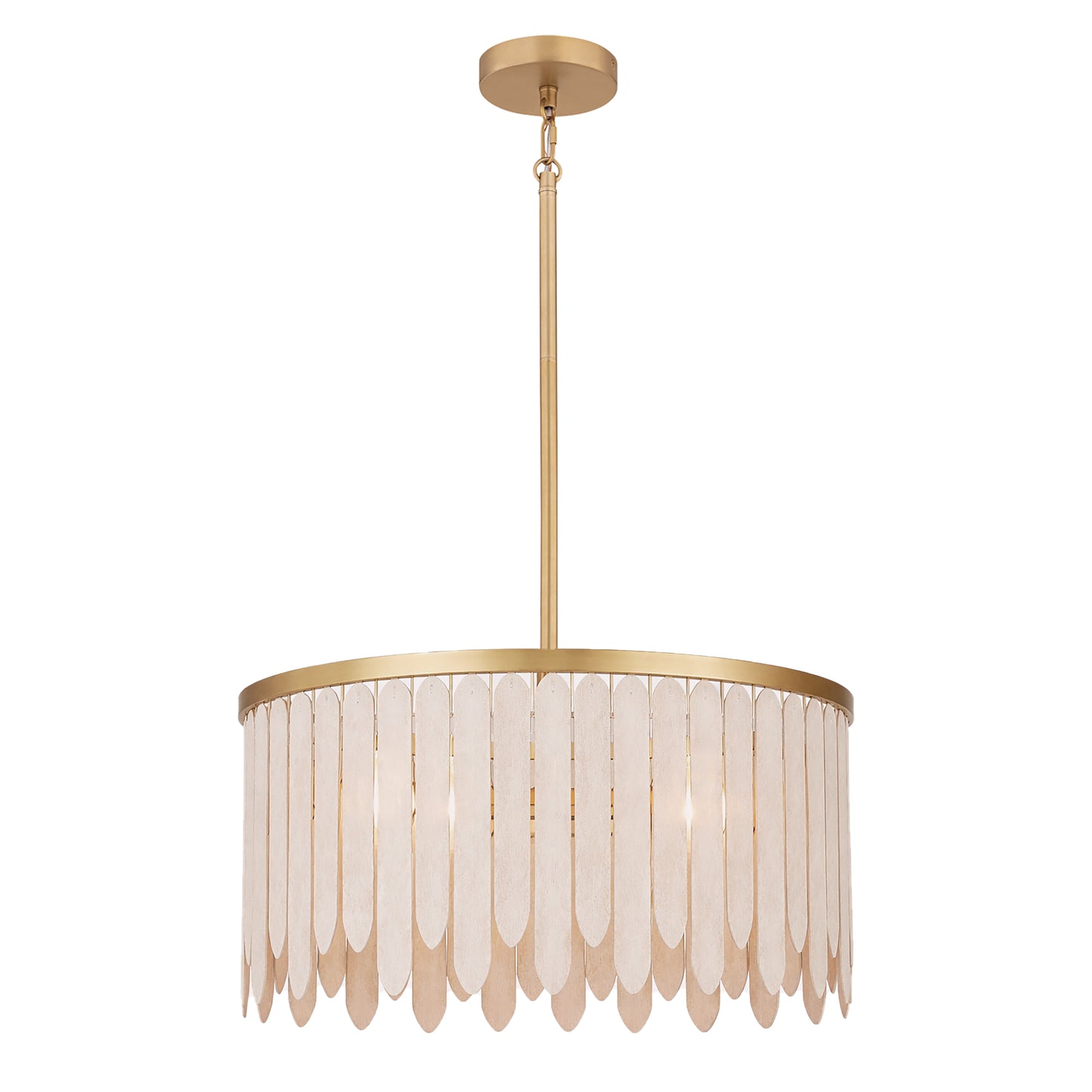 Marimba 26" Pendant Weathered White by Maxim Lighting