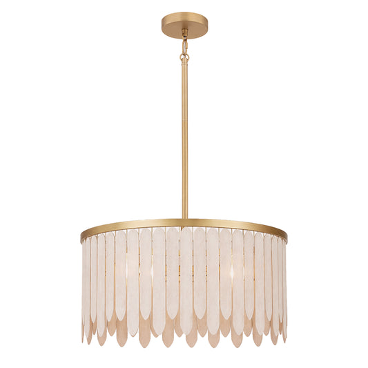 Marimba 26" Pendant Weathered White by Maxim Lighting