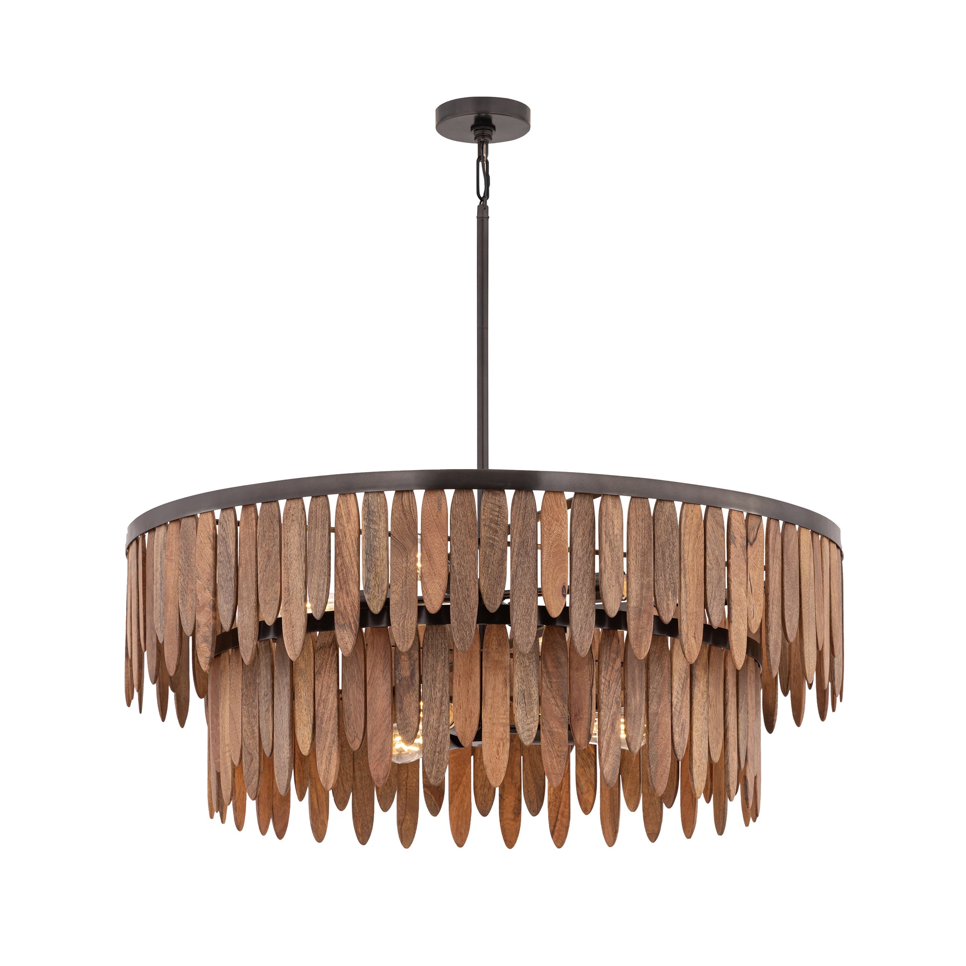 Marimba 36" Pendant Walnut by Maxim Lighting