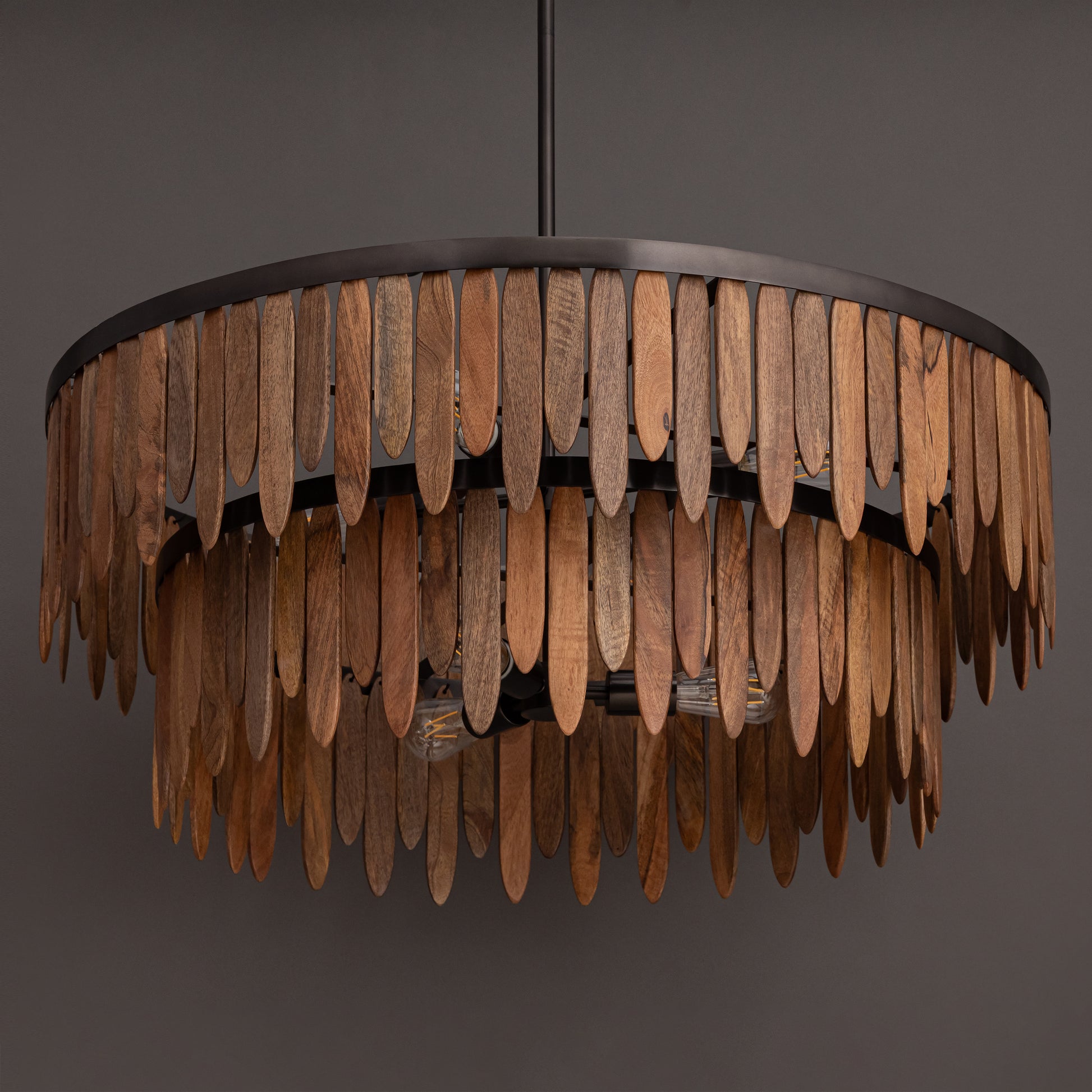 Marimba 36" Pendant Walnut by Maxim Lighting