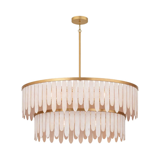 Marimba 36" Pendant Weathered White by Maxim Lighting