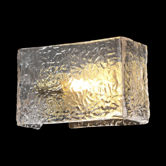 Sofia Wall Sconce 1-Light in Antique Brass 2301WSAB by StarFire Crystal