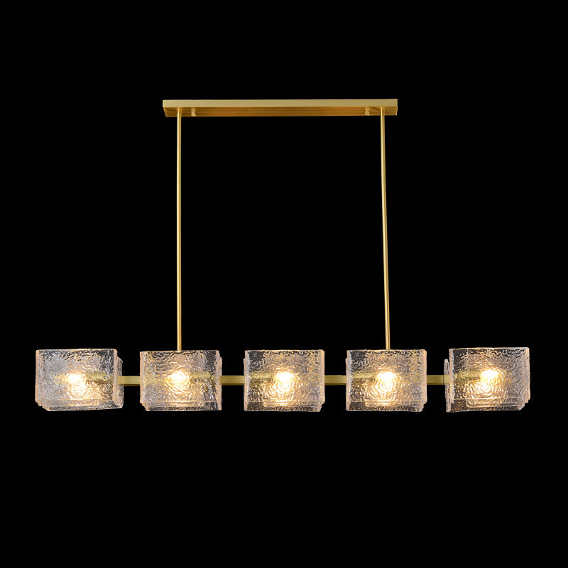 Sofia Pendant 10-Light in Antique Brass 2350AB by StarFire Crystal